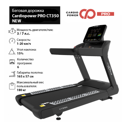 Беговая дорожка Cardiopower PRO CT350 NEW